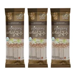 우리밀 메밀국수 400g x3묶음