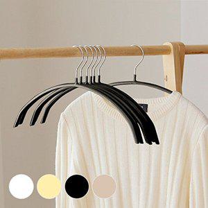 [네이쳐리빙]논슬립 코팅 니트 티셔츠 상의 옷걸이 10p