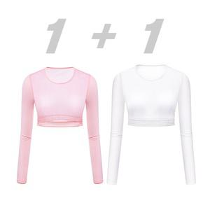 [1&1] 썬콜렉션 여성골프이너웨어 냉감 골프쿨이너 언더레이어 매쉬바디 볼레로컷