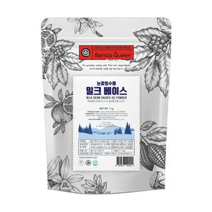바이오믹스 바리스타퀸 눈꽃빙수용 밀크 파우더 1kg 1개
