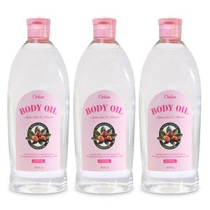 오릭스 바디오일 600ml x 3개  대용량 베이비 경락 피부 전신 안마 마사지 오일