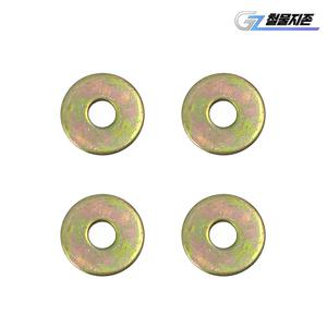 일반 평와샤 25x6.5x1.5 1봉지 대 와셔 피스 나사못 나사 고정 슈 스프링 고무