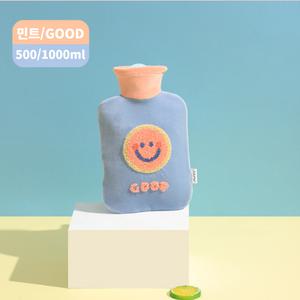 덕구마켓 스마일 보온 물주머니  찜질주머니 보온팩 찜질팩 온수주머니