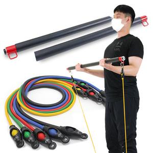 고무나라 밴드그립바 헬스 튜빙 라텍스 근력 운동용 탄력 저항 홈트레이닝 밴드 스트레칭 홈트 바벨 봉