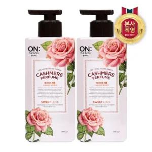 온더바디 퍼퓸 바디로션 400ml 러브 x 2개