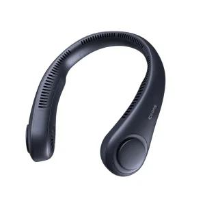 시원 넥밴드 목걸이 휴대용 미니 선풍기 네이비