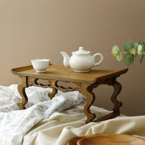 [기타]전통 옻칠 다과상 원목 다도상 나무 전통