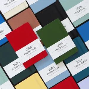 2026 인디고 프리즘 B6 먼슬리 다이어리(날짜형 32절 주간)/레이저각인