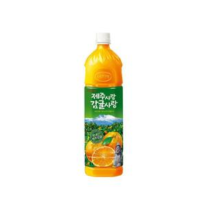 롯데칠성 제주사랑 감귤사랑 1.5L 12개