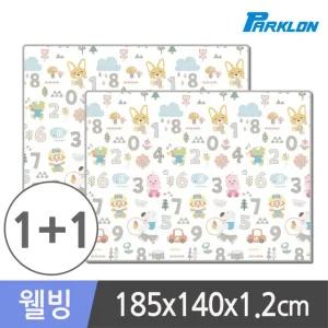 1+1 뽀로로 숫자놀이 웰빙 놀이방매트 185x140x1.2cm