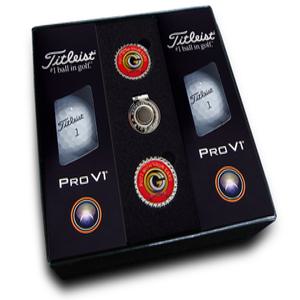 타이틀리스트 PRO V1 신형 6구 볼마커 골프공선물세트 홀인원기념선물