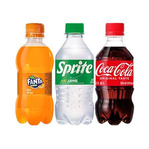 (미니페트 300ml 3종) 환타 오렌지/ 5개+스프라이트/ 5개+코카콜라/ 5개 총15개