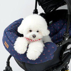 [페스텝] 탄탄이 강아지유모차 방석+컴포터 세트 개모차 쿠션 라이너 애견