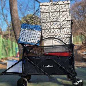 파파웨건 스포츠 루프탑 뒷문 개방 높이 확장 캠핑 웨건 왜건 카트