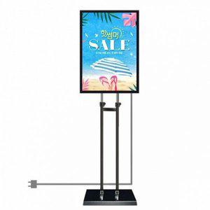 [제이큐]LED배너 라이트패널 개폐식 입간판 스탠드 광고 메뉴 전시 SLP-07QBK A2