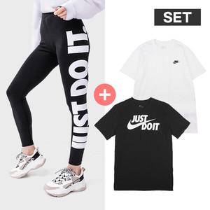 [SET] 나이키 반팔티+레깅스 우먼스 상하의 세트