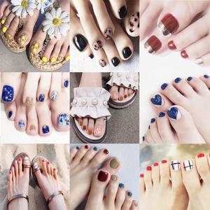 페디큐어 붙이는네일 패디스티커 셀프네일케어 인조손톱