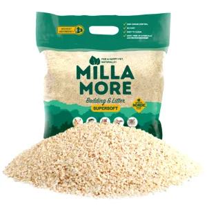 밀라모어 소프트 베딩 2kg 앵무새 바닥제 톱밥 베딩 천연 먼지제로 악취흡수 새용품 앵무새용품