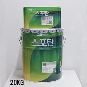 KCC 옥상방수 우레탄페인트 스포탄노출방수재K 2액형 중도 20KG (녹색/회색)
