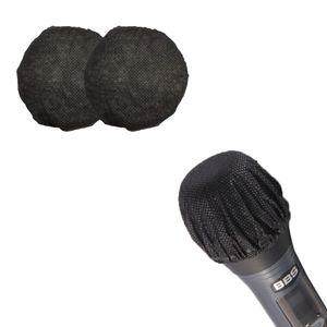 블랙 위생 마이크커버 일회용 덮개 2개입 50Set 마이크 커버 위생 일회용