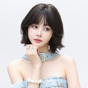 뿌이뿌이가발 정화 단발 시스루 뱅 헤어 보니펌 전체 통가발 패션