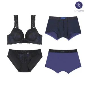 [롯데백화점]섹시쿠키 할로윈 레이스 커플속옷SET1 SCWBZ901SCWPZ901SCMDZ901