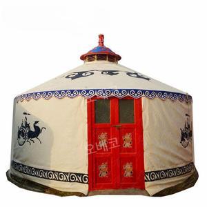 대형 게르 몽골텐트 천막 방수 바람막이 캠핑용품 캐노피 행사용 야외 접이식 옥상 그늘막 차광막