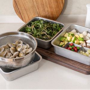 알텐바흐 스텐 밧드 더 스퀘어 M+L세트 (뚜껑채반포함)