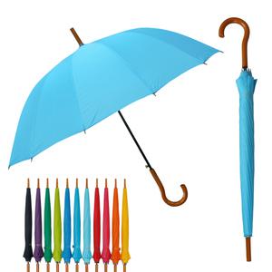 Landscape 랜드스케이프 55 나무 곡자 손잡이 칼라 장우산 14k