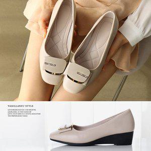 [바닐라슈] 스미츠 소프트 쿠션탄력 웨지힐 펌프스(4cm)