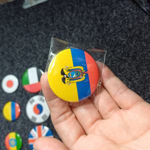 세계국기 핀버튼 뱃지 냉장고자석 25mm 32mm 44mm 아시아모음 코리아 일본 중국 태극기 일장기 베트남
