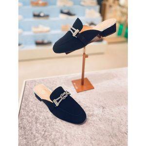 [갤러리아] 고세 데일리 여성 큐빅포인트장식 스퀘어 블로퍼 GLO4S014 블랙 3cm