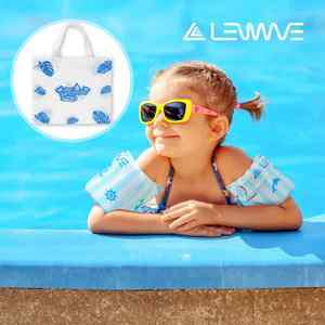 런웨이브 암튜브 팔 1세트 + 가방 수영 물놀이 용품 수영장 성인 어린이 리조트 바캉스 팔에끼는튜브 암링 이쁜  해변 비치볼  팜비치 오션뷰 풀빌라