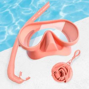 위베런 크로마 스노쿨링 마스크 프리다이빙 스쿠버다이빙 스노클 장비 세트