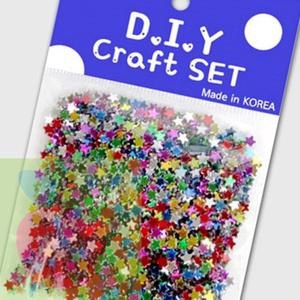 AP 별스팽글 비즈공예재료 유아미술놀이 스팡클 작은별 소량포장