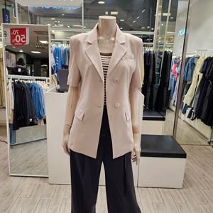 [하프클럽/온앤온]온앤온 뒷벨트 슬림핏 반팔 자켓 NJW4MJ516