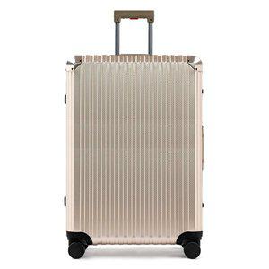 [클렙튼] 에비에이션 알루미늄 풀메탈 여행용캐리어 샴페인 29인치