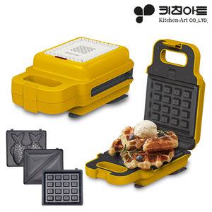 키친아트 스낵 와플메이커 KW-400AK/와플 붕어빵 샌드위치제조기