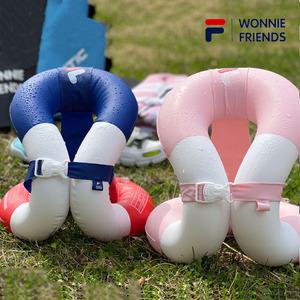 휠라 워니프렌즈 넥자켓 25kg 튜브형 어린이 구명조끼