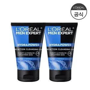 맨 이드라파워 아쿠아 클렌징폼 100ml 2개