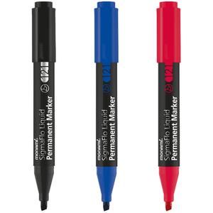 모나미 시그마플로 생잉크 유성매직 121 12개입 사각닙 리퀴드 타입