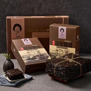 안옥남 진도 곱창돌김 선물세트 명절선물 부모님선물  50매+50매)