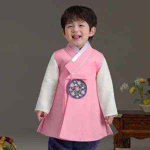 [보리보리/더예한복]QT587-예하분홍 남아한복 아동한복