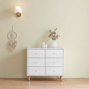 루노 3단 6칸 800 서랍장 SD4105R (착불)