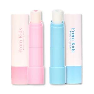 [4g+4g]프롬키즈 하트 보습 립밤 2종 유아 어린이 초등 판테놀 핑크 컬러체인지 립스틱