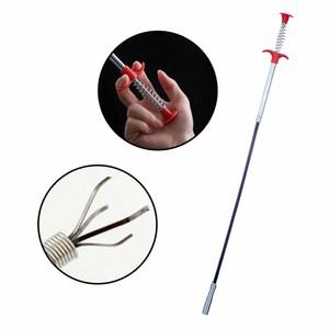 하수관 세면대 머리카락 배수구뚫기-블랙 집게 세척 1p 작업용 제거기 청소 이물질