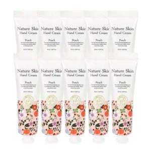 (10개)푸드어홀릭 네이처 스킨 피치 핸드크림 30ml