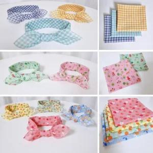 순면 100% 고급 아사면 스카프 손수건 빕 빅사이즈 국내산 여성 아동 유아