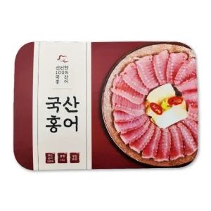 [S] [백년수산] 국산 홍어 1kg x 1팩 + [증정] 용기초장 2개+홍어뼈