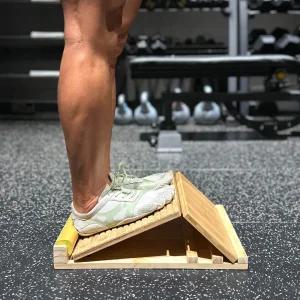 레벨러 스트레칭 보드 I 종아리 우드 발목경사대 아킬레스건 운동기구